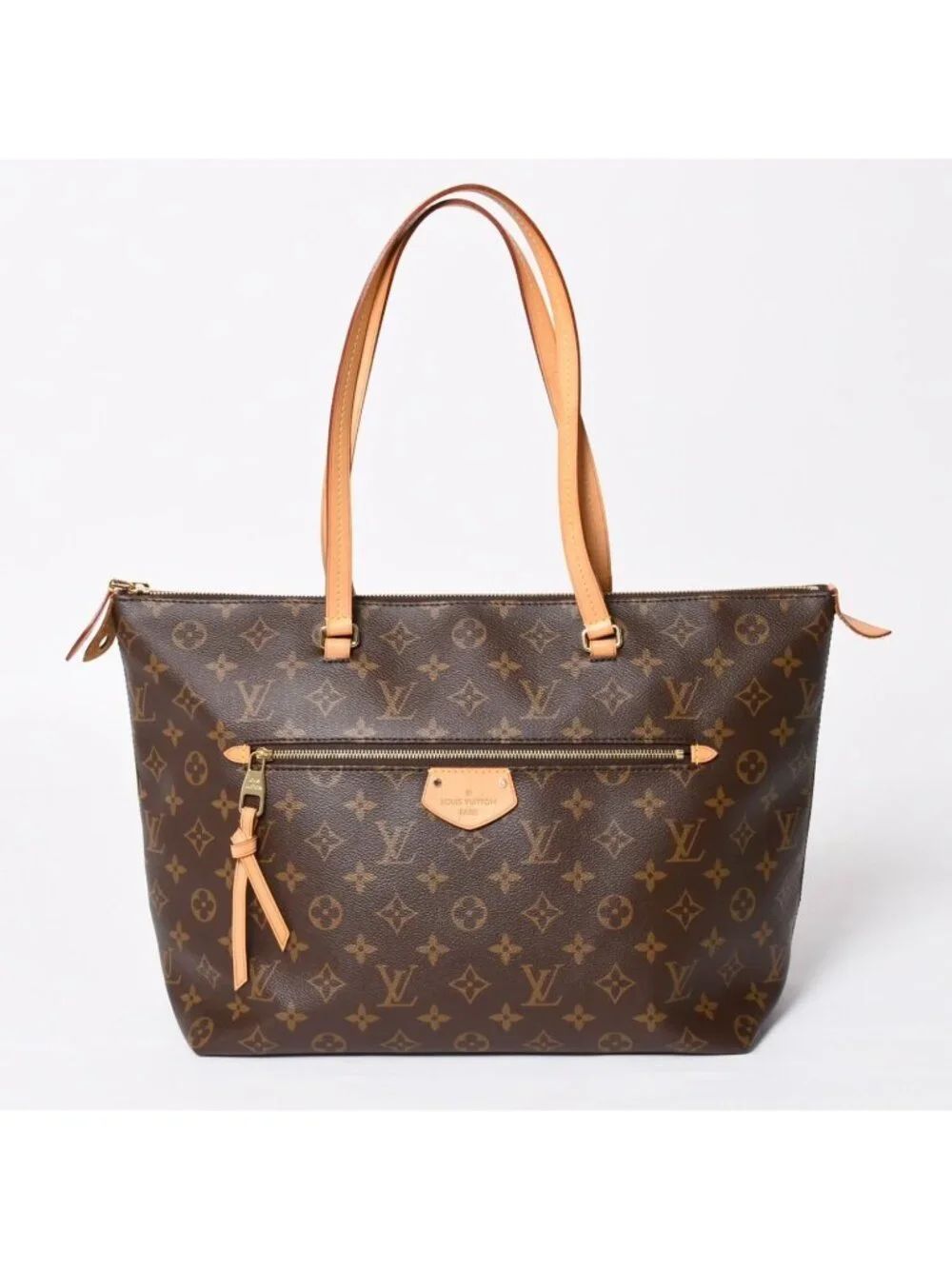 Louis Vuitton Iena MM Tote Bag Monogram Brown Gold